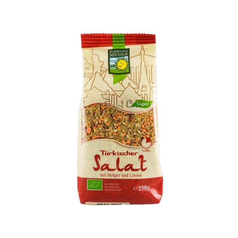 Amestec Bio pentru Salata de Linte si Bulgur in Stil Turcesc, 250 g Bohlsener Muhle
