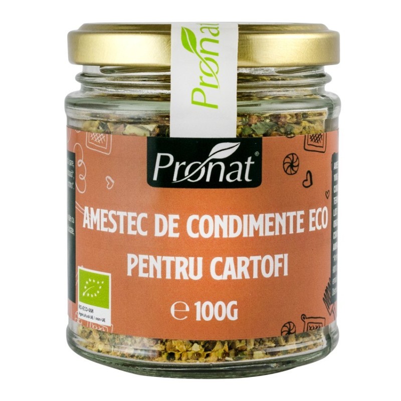 Amestec de Condimente BIO pentru Cartofi, 100 g, Pronat