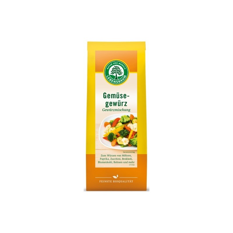 Amestec de Condimente Bio pentru Legume, Lebensbaum, 60 g