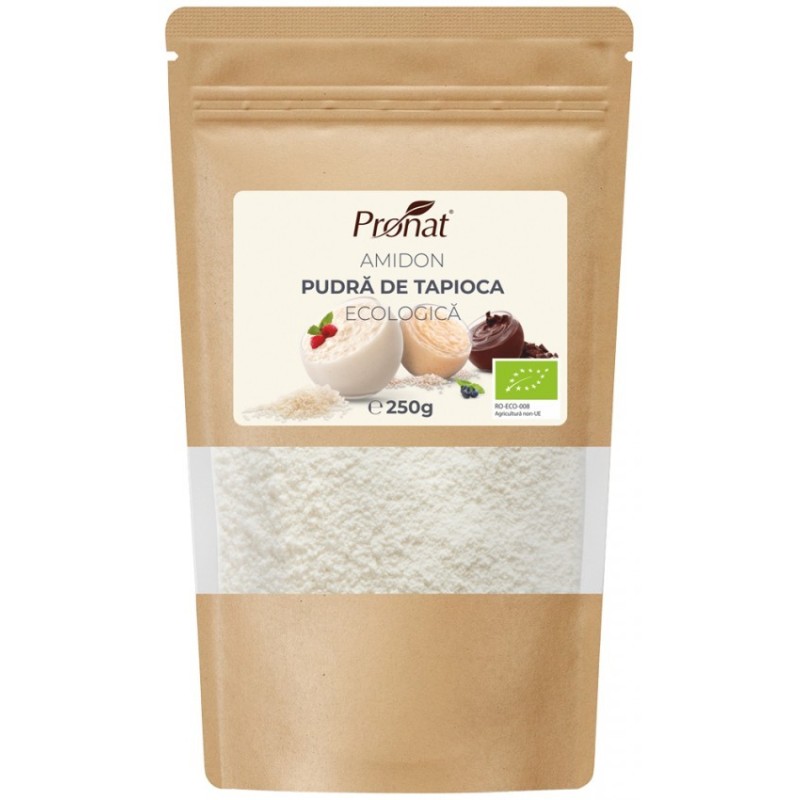 Amidon Pudra de Tapioca BIO, 250 g, Pronat