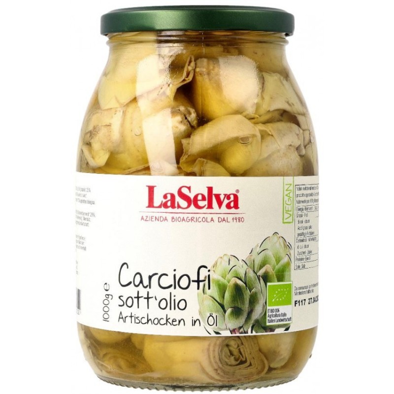 Anghinare Bio in Ulei de Floarea Soarelui, 1 kg, La Selva