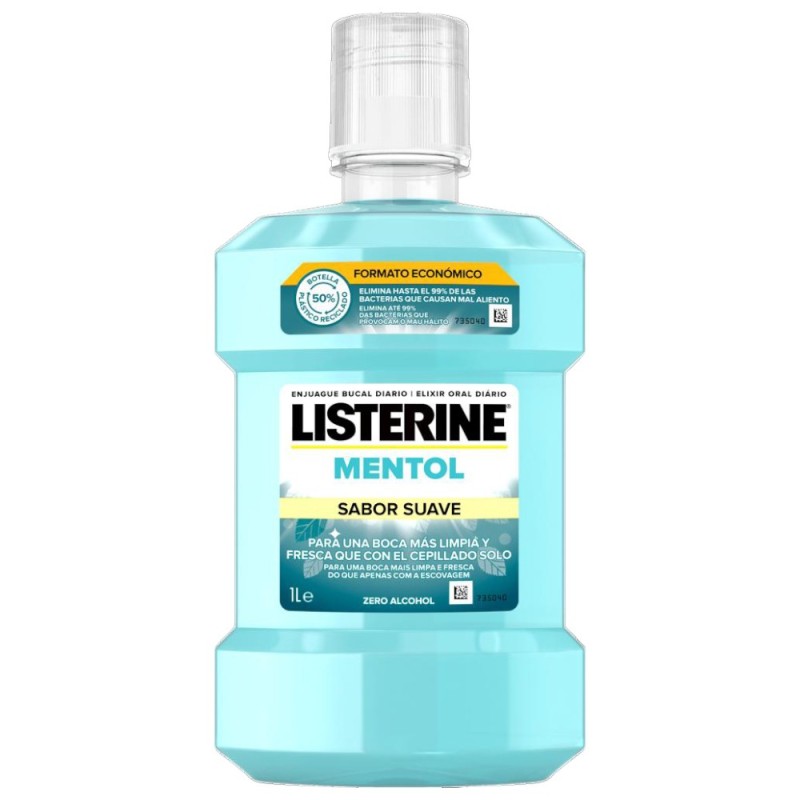 Apa de Gura Listerine Coolmint, fara Alcool, 1000 ml