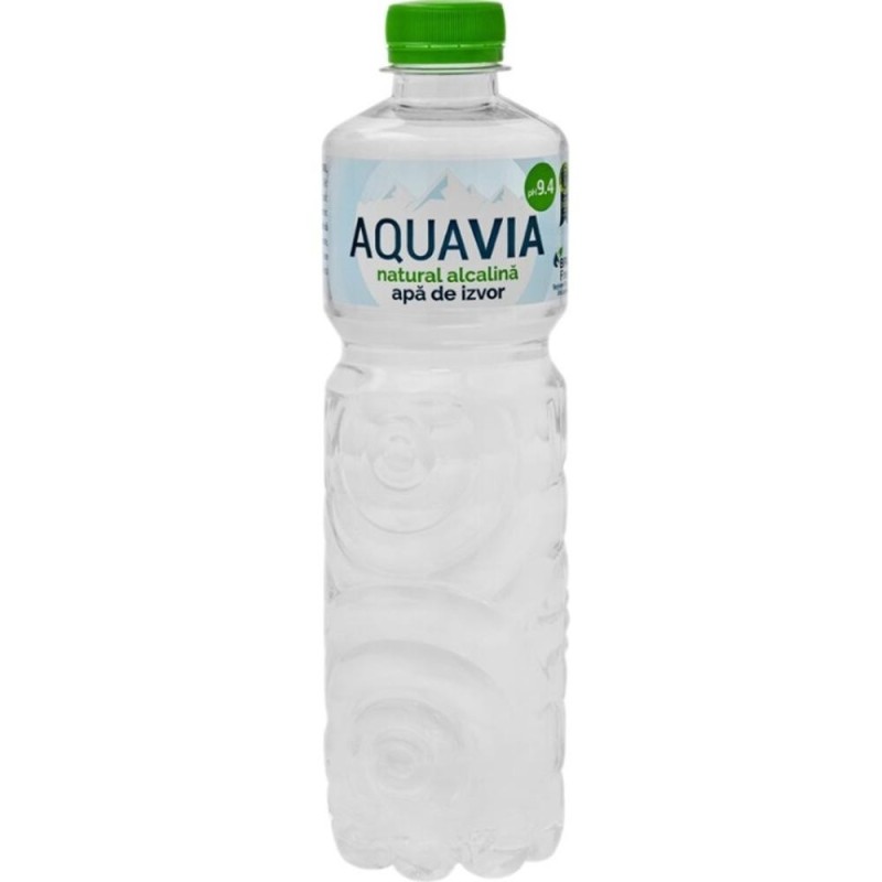Apa de Izvor Aquavia, Natural Alcalina, Pet, 0.5 l