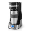 Aparat de Cafea cu Display, Negru, Capacitate 0.4 l, Putere 750 W, Nedis
