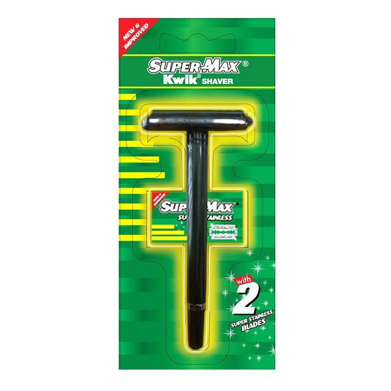 Aparat de Ras SuperMax Clasic Kwik cu 2 Lame
