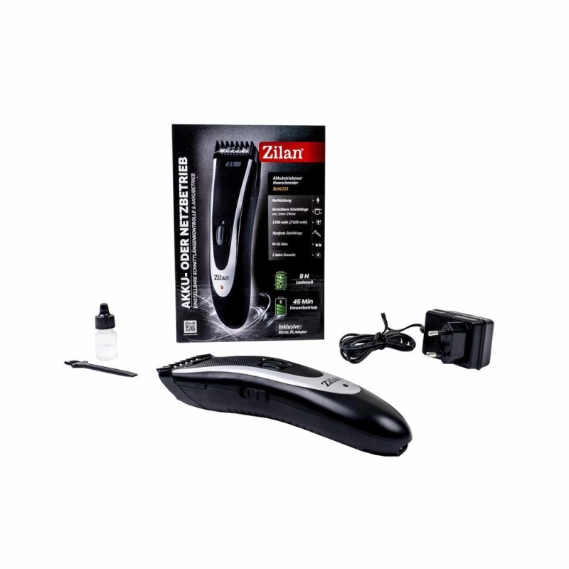 Aparat de Tuns Profesional cu Lame din Otel, fara Fir, Ulei si Perie de Curatare