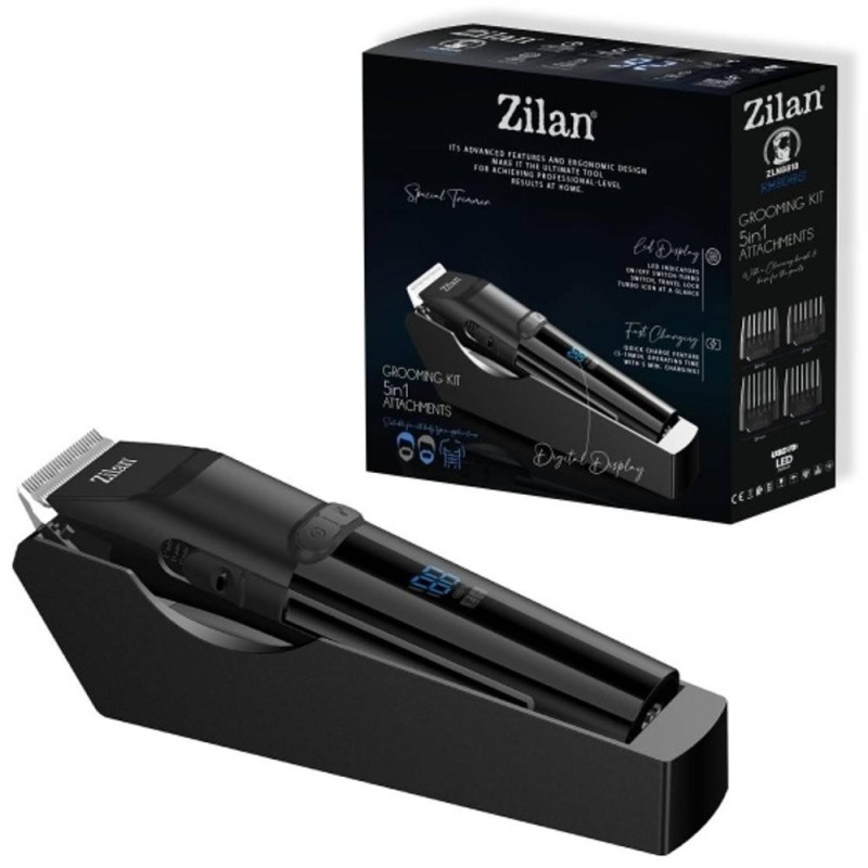 Aparat de Tuns Trimmer, Afisaj LED, Lama Detasabila, Rhodos