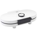 Aparat de Vafe Dublu in Forma de Inima, Alb, Trebs, 1.3 x 3.8 x 2.8 cm