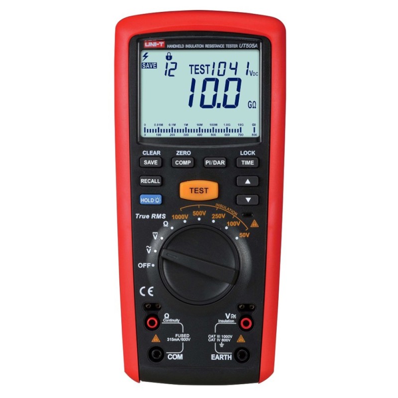 Aparat Digital pentru Masurarea Rezistentei de Izolare, UNI-T UT505A