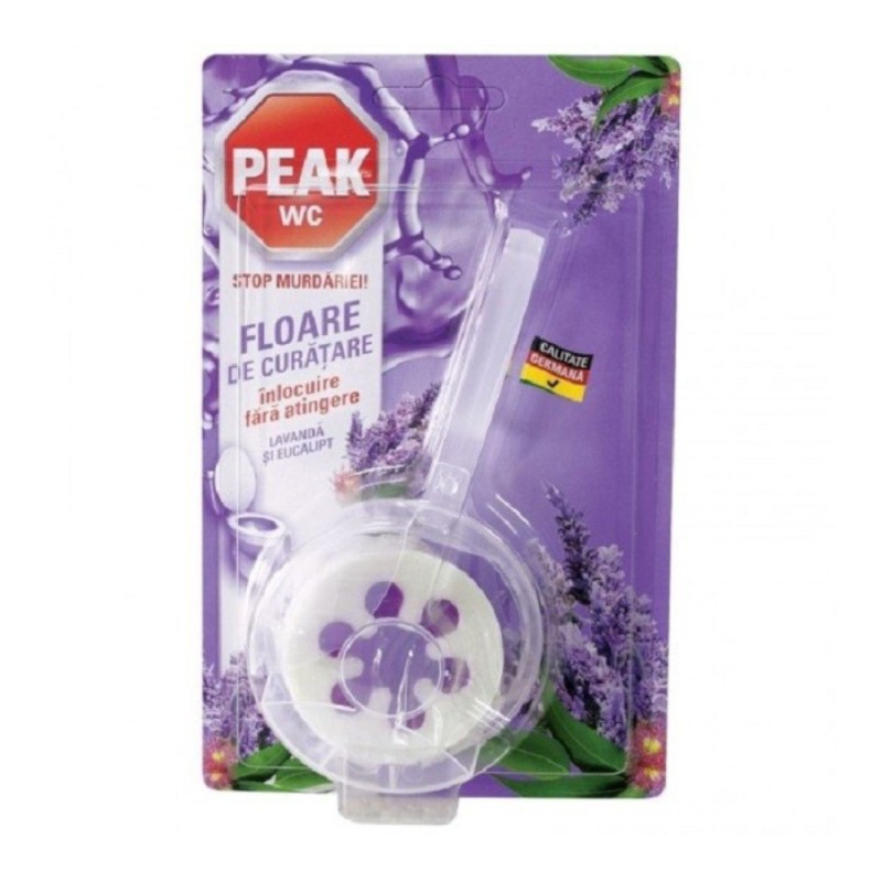 Aparat Floare de Curatare, Peak WC Floare Lavanda & Eucalipt 45 g