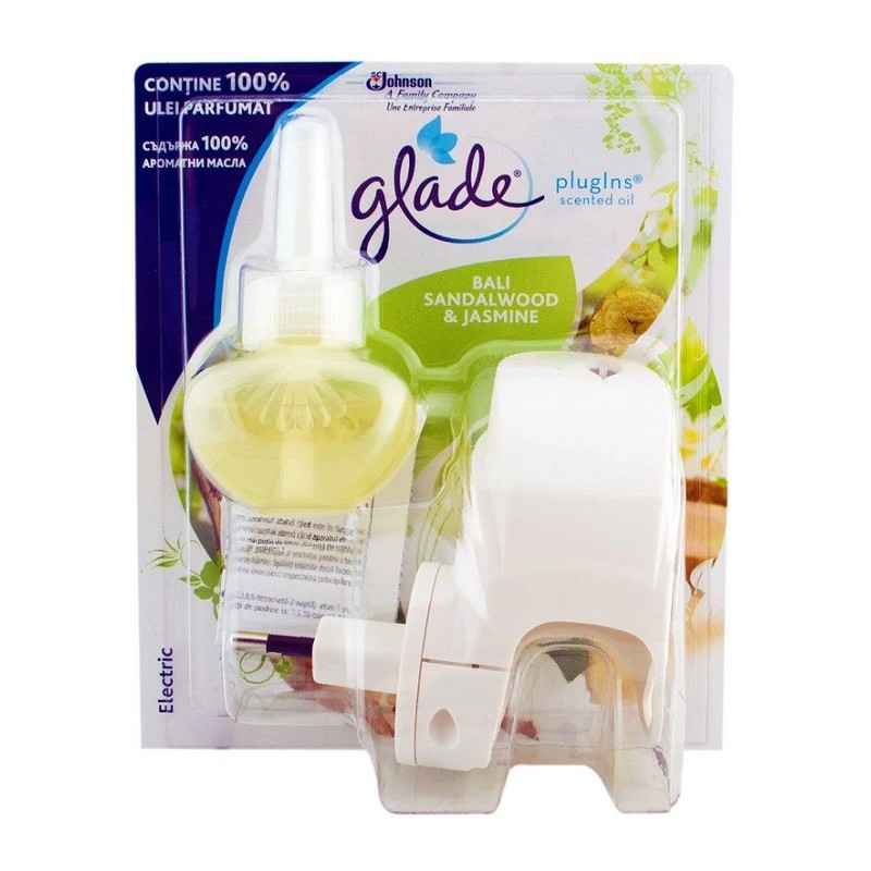 Aparat Odorizant de Camera Electric Glade Sandalwood Bali 20 ml