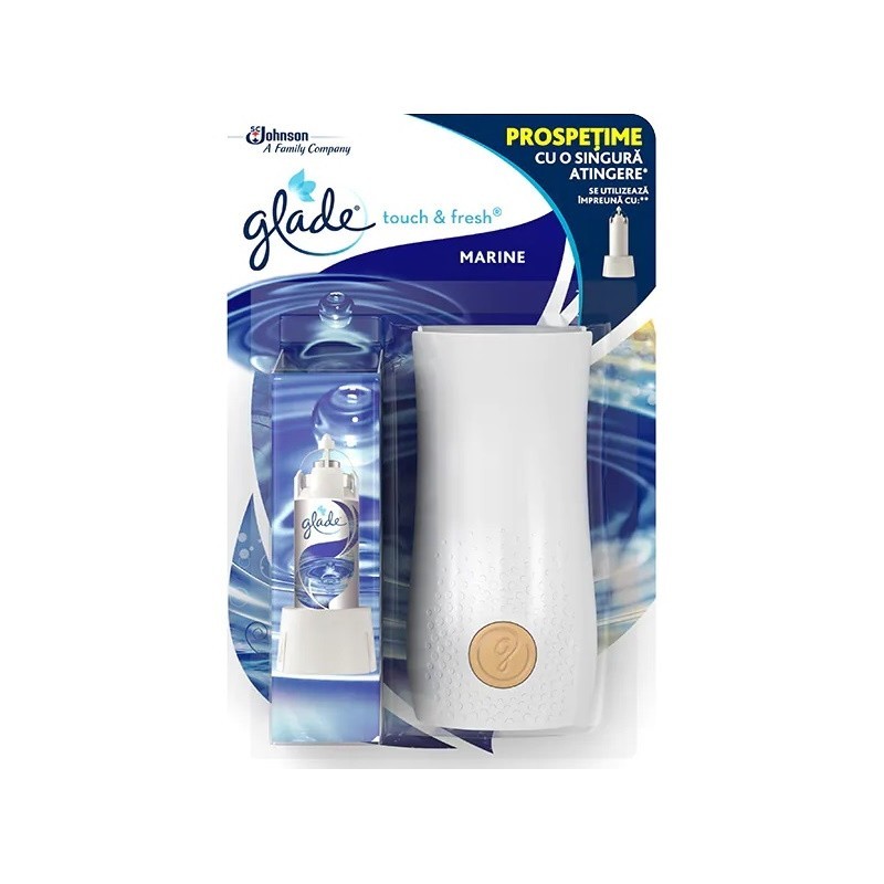 Aparat Odorizant de Camera Glade Microspray Touch & Fresh Marine 10 ml