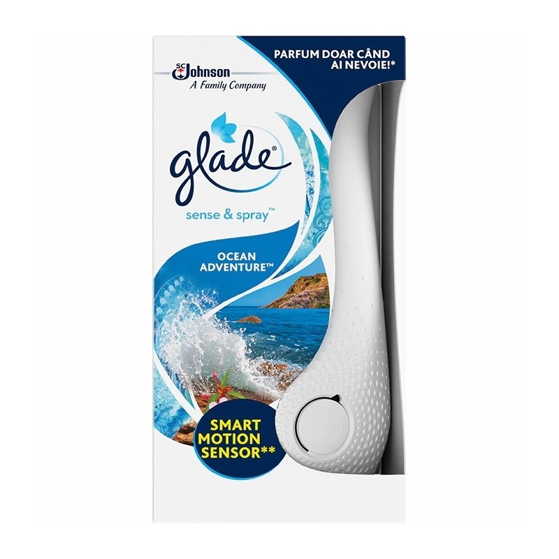 Aparat Odorizant de Camera Glade Sense & Spray Ocean Adventure 18 ml
