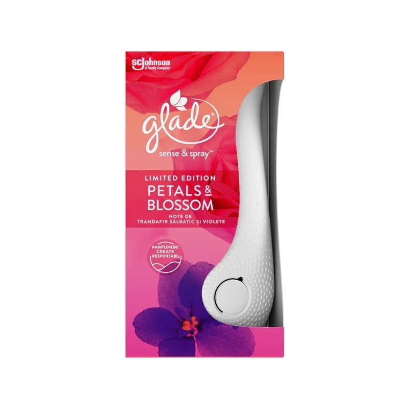Aparat Odorizant de Camera Glade Sense & Spray Petals & Blossom 18 ml