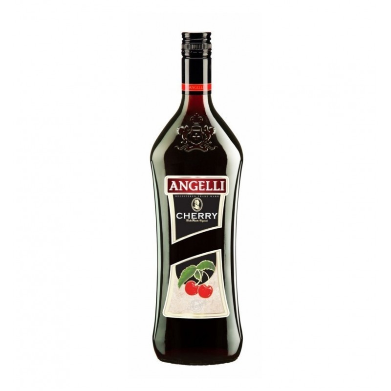 Aperitiv Angelli Cherry, Rosu, 14% 1 l