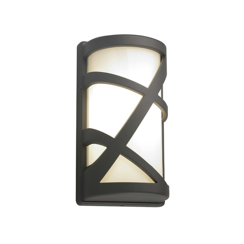 Aplica Exterior Well Torino, E27, 60W, IP44, Aluminiu, Gri Inchis