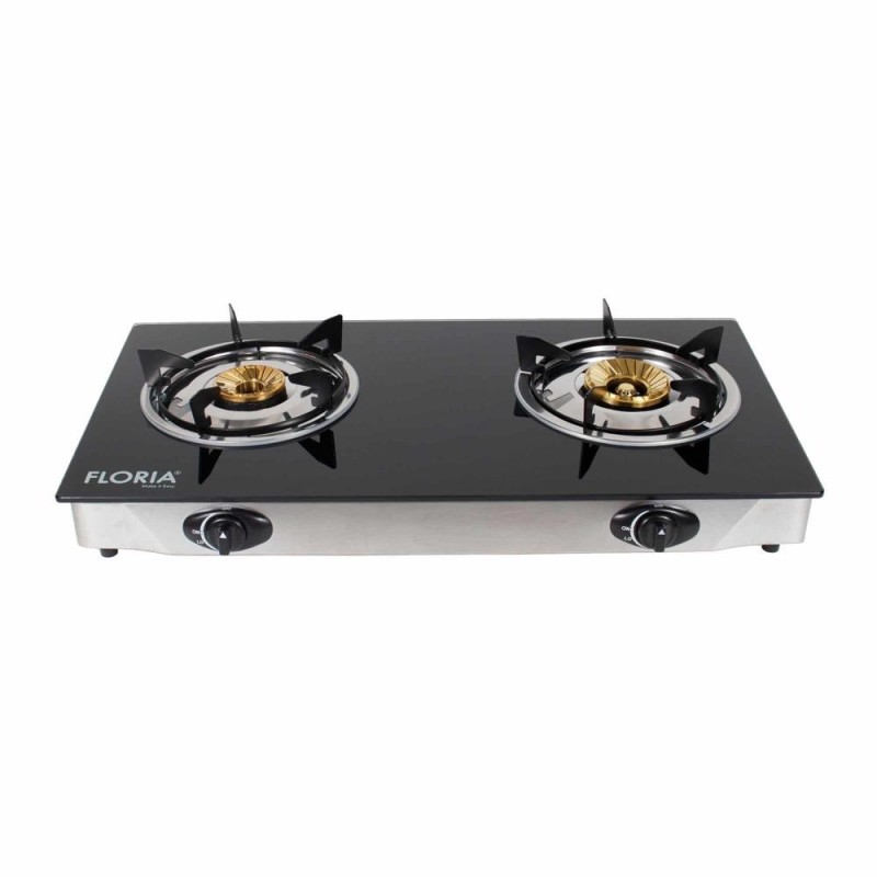 Aragaz cu 2 Ochiuri, Alimentare la Butelie, Plita din Sticla