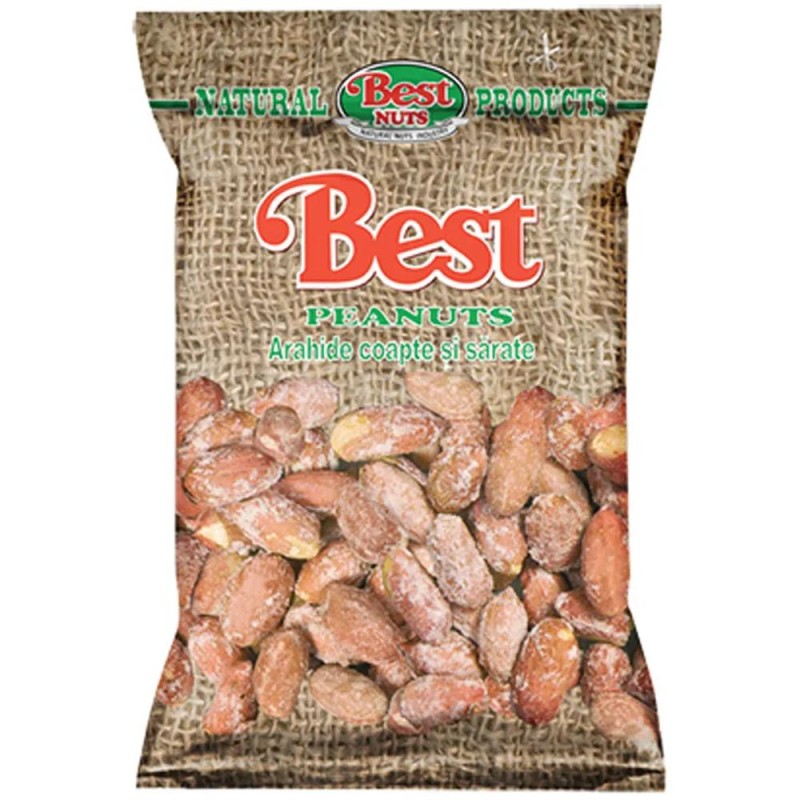 Arahide Coapte si Sarate in Coaja Best, 50 g