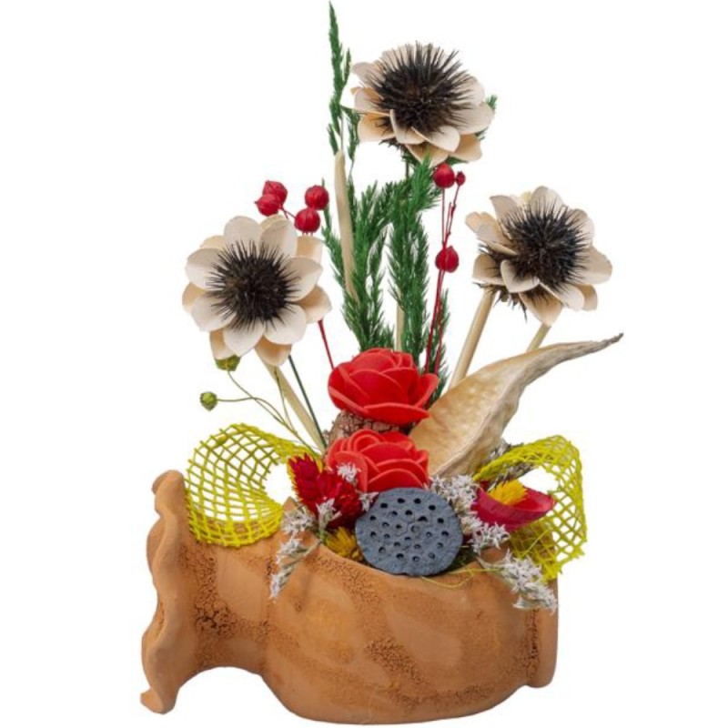 Aranjament Floral, Ulcior Mic cu Flori