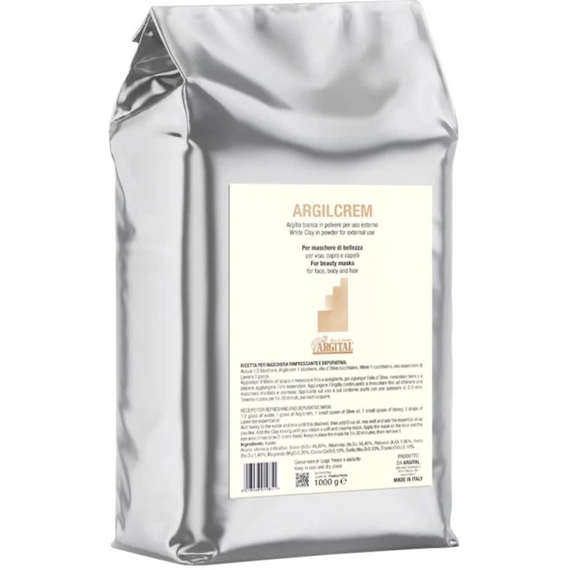 Argila Alba Pulbere Argilcrem, Argital, 1 kg