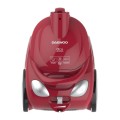 Aspirator fara Sac Daewoo RCC-150R-3, 700 W, Recipient Praf 1.2 l, Control Putere Variabil, Tub Telescopic, Filtru Hepa, Rosu