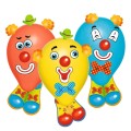 Baloane Funny Clowns, 6 Bucati, Herlitz