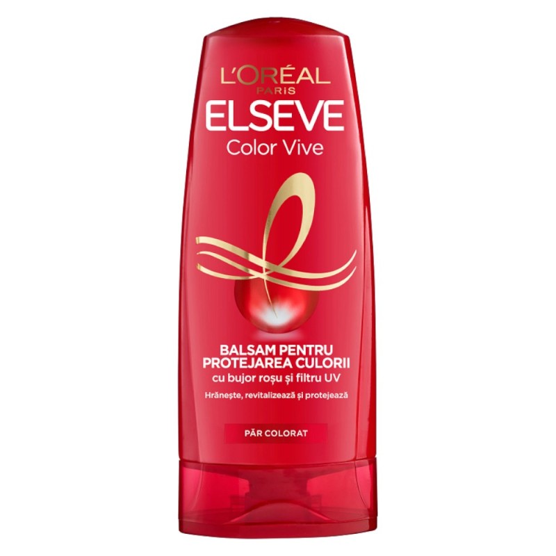 Balsam de Par L'Oreal Paris Elseve Color Vive pentru Par Vopsit, 400 ml