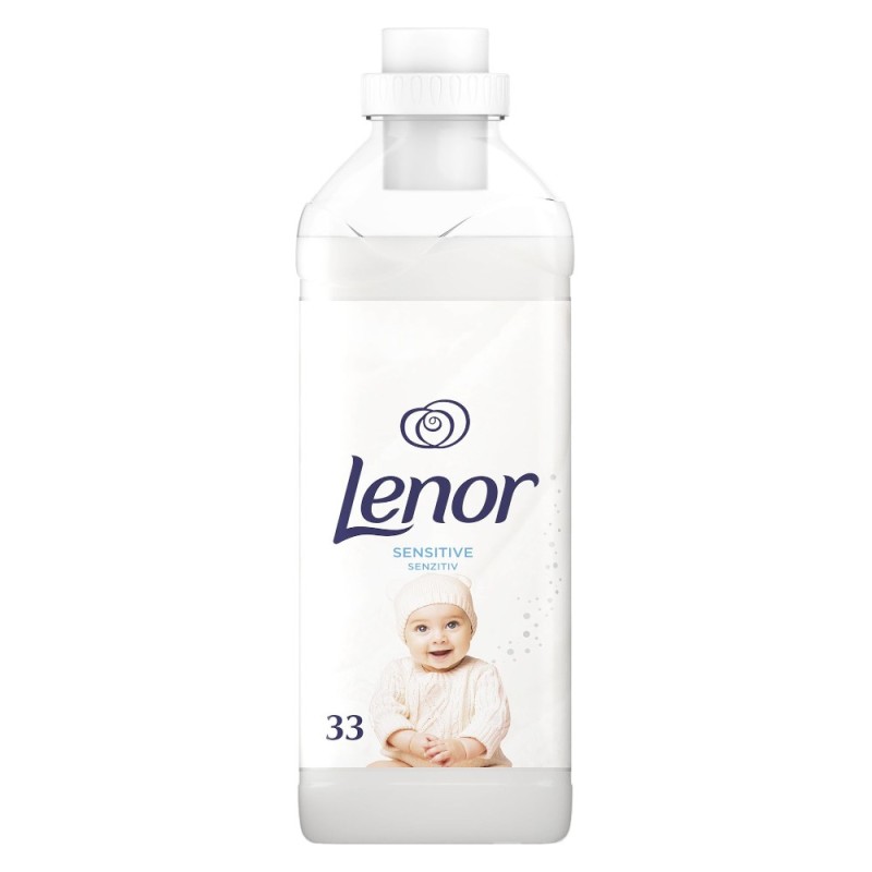 Balsam de Rufe Lenor Sensitive Soft Embrace, 33 Spalari, 1 l