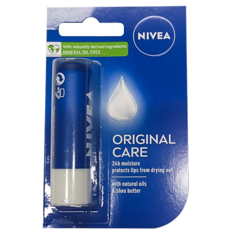 Balsam pentru Buze Nivea Original Care, 4.8 g