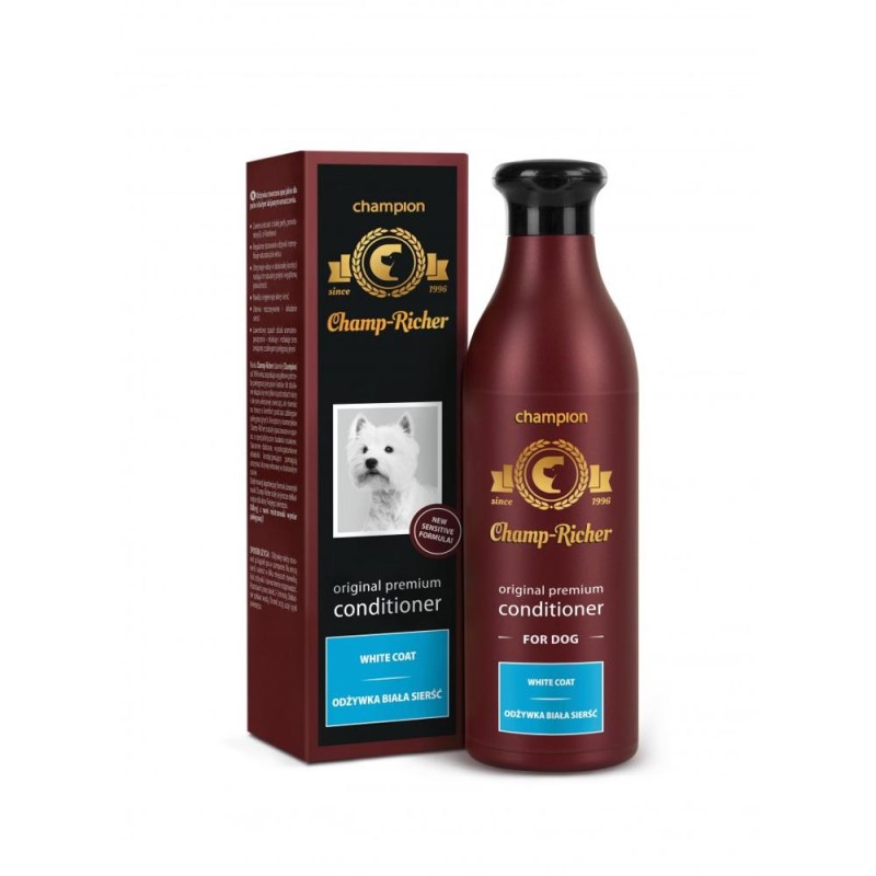 Balsam pentru Caini Champ Richer, Blana Alba, 250 ml
