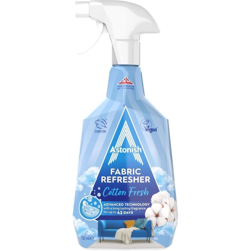 Balsam pentru Improspatarea Rufelor Uscate, Astonish Bumbac Fresh, 750 ml