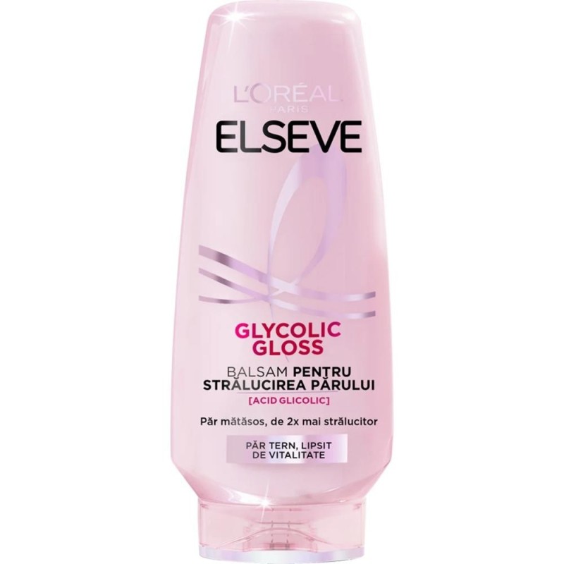 Balsam pentru Stralucirea Parului Elseve Glycolic Gloss, 200 ml