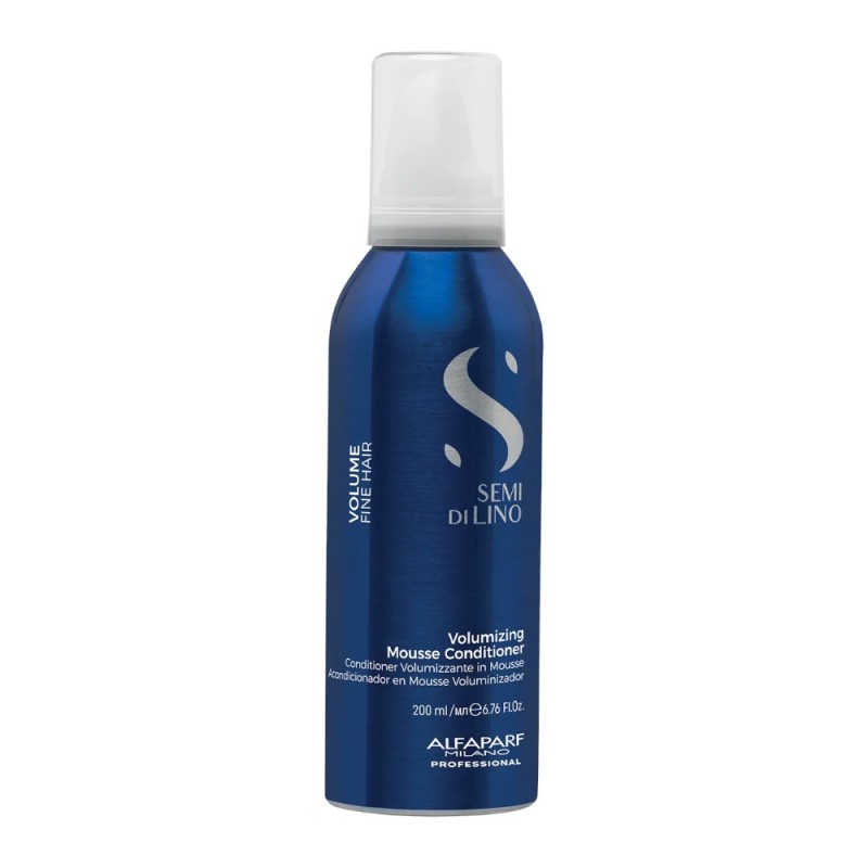Balsam Spuma pentru Volum, Alfaparf Semi di Lino Volumizing Mousse Conditioner, 200 ml
