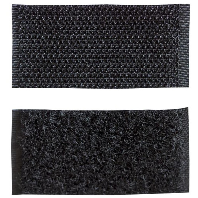 Banda cu Scai Velcro, 2 Parti, 1 m x 5 cm, Neagra