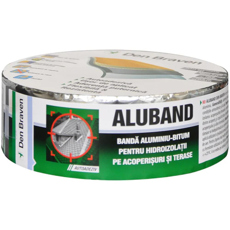 Banda Izolanta Alu Band, Den Braven,1.2 mm ,5 cm, 10 m