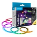 Banda LED Smart Modee, 12 W, Senzor de Miscare, Telecomanda, 2700 K + RGB, 550 lm, IP20, 3 m