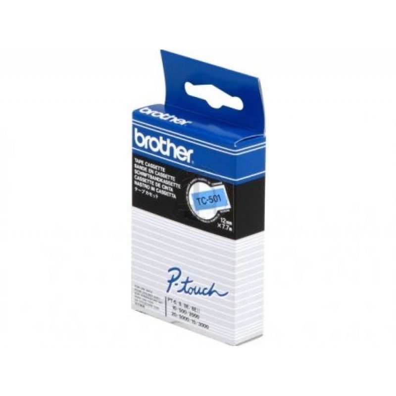 Banda Originala Brother Etichete TC501, 12mm x 7.7m