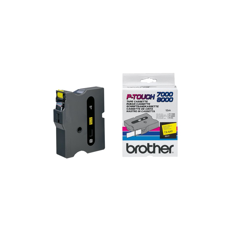 Banda Originala Brother Etichete TX641, 18mm x 15m