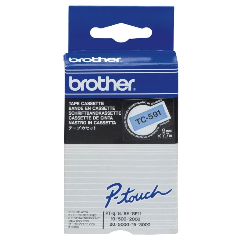 Banda Originala Laminata Brother TC591, 9mm x 7.7m
