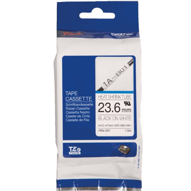 Banda Termocontractibila Brother HSE251, 23.6mm x 1.5m