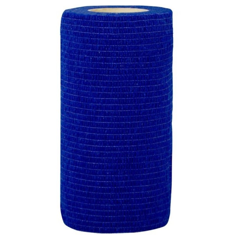 Bandaj Coeziv Autoadeziv, 10 cm x 4.5 m, Albastru, Prima, 1 Rola