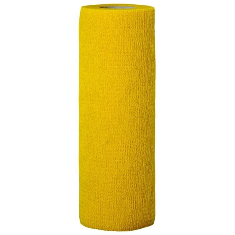 Bandaj Coeziv Autoadeziv, 15 cm x 4.5 m, Galben, Prima, 1 Rola