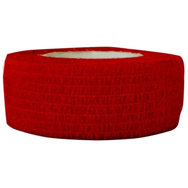 Bandaj Coeziv Autoadeziv, 2.5 cm x 4.5 m, Rosu, Prima, 1 Rola