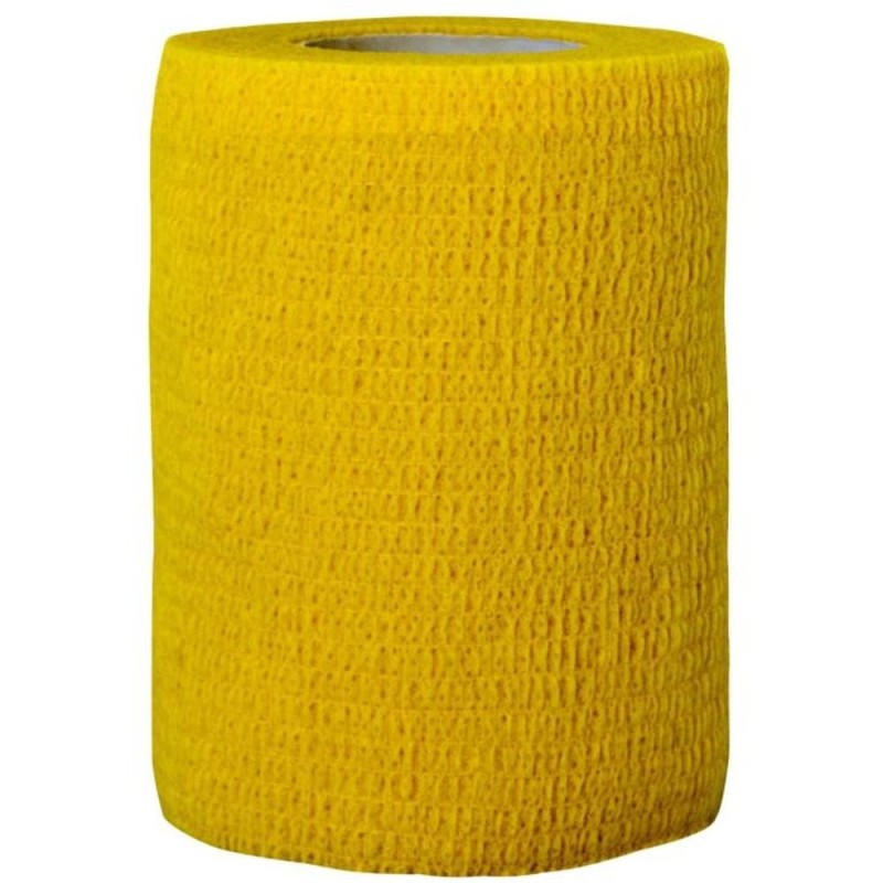 Bandaj Coeziv Autoadeziv, 7.5 cm x 4.5 m, Galben, Prima, 1 Rola