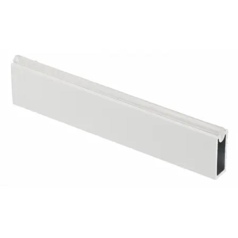 Bara Haine Rectangulara si Suporti Fixare Laterala, 3000 mm, Finisaj Alb, Ideal Feroluc