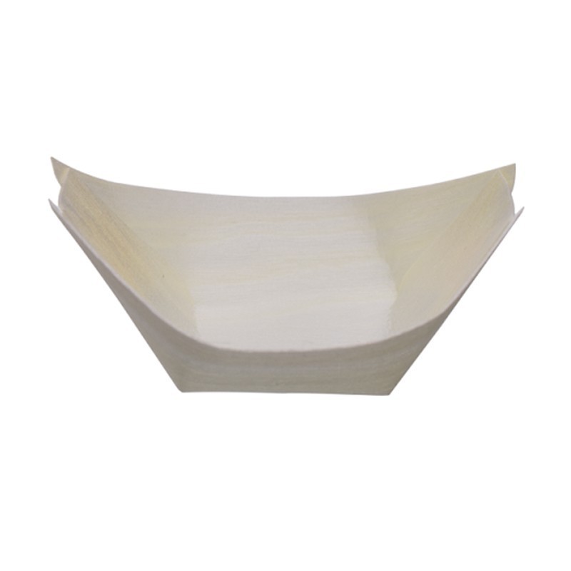 Barcute Lemn Biodegradabile, Compostabile, 6.5 cm 100 buc