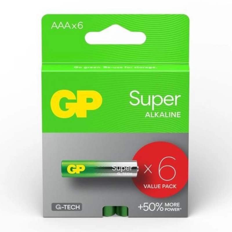Baterie Alcalina Super GP R3 (AAA), 6 Bucati