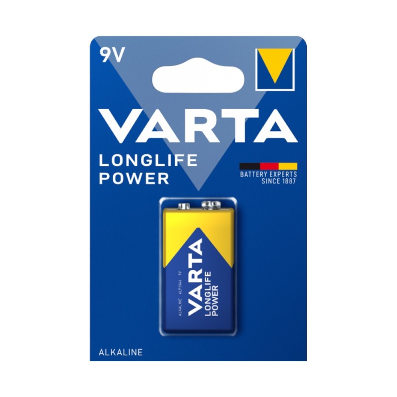 Baterie Alcalina Varta Longlife Power, 9 V