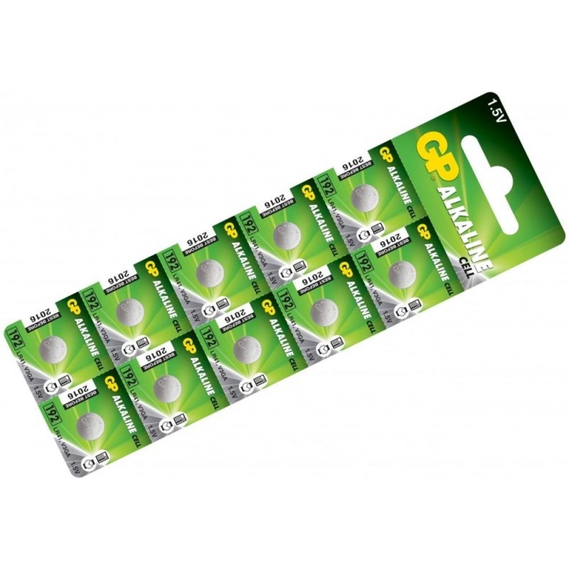 Baterie Buton Alcalina GP AG3, 10 Bucati