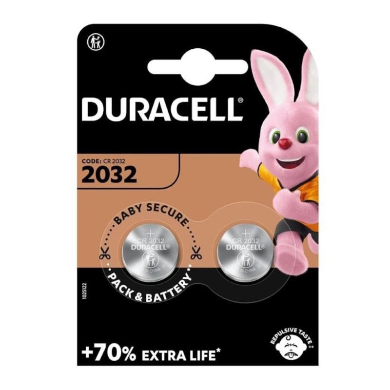 Baterie Buton Litiu Duracell CR2032 3V, 2 Bucati, Blister